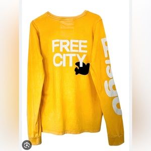 NWT Free City Yellow Long Sleeve
